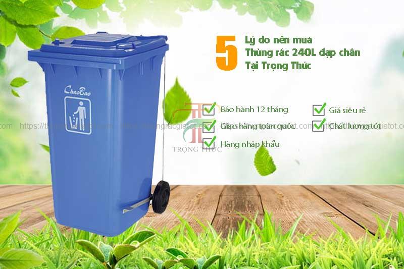 5 lý do nên mua thùng rác tại Trọng Thức