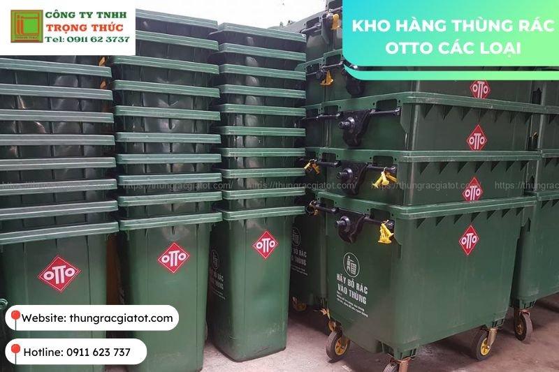 Kho hàng thùng rác OTTO với số lượng lớn