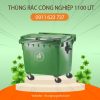 Thùng rác công nghiệp 1100 lít