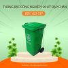 Thùng rác công nghiệp 120 lít đạp chân