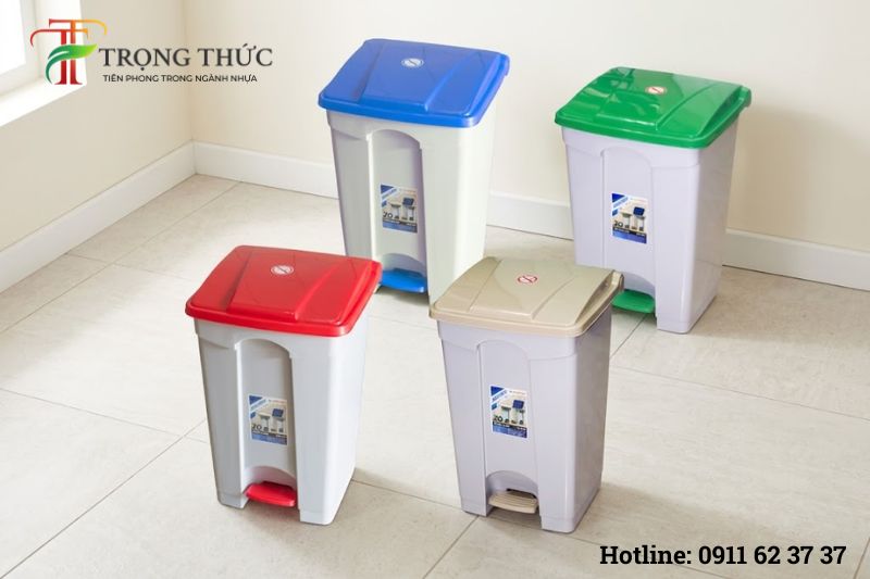 Mua thùng rác đạp chân 70 lít chất lượng