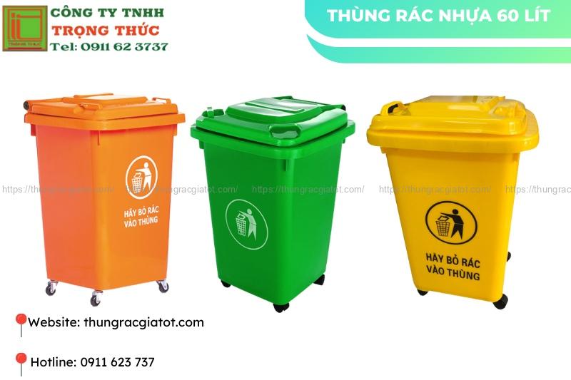 Thùng rác Đà Nẵng có nhiều màu sắc