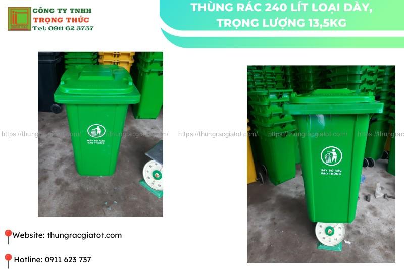 Mua thùng rác đảm bảo chất lượng tại Công ty Trọng Thức