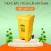 Thùng rác y tế 240 lít đạp chân