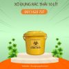 Xô y tế 10 lít màu vàng