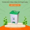 thùng rác công cộng 70 lít đạp chân