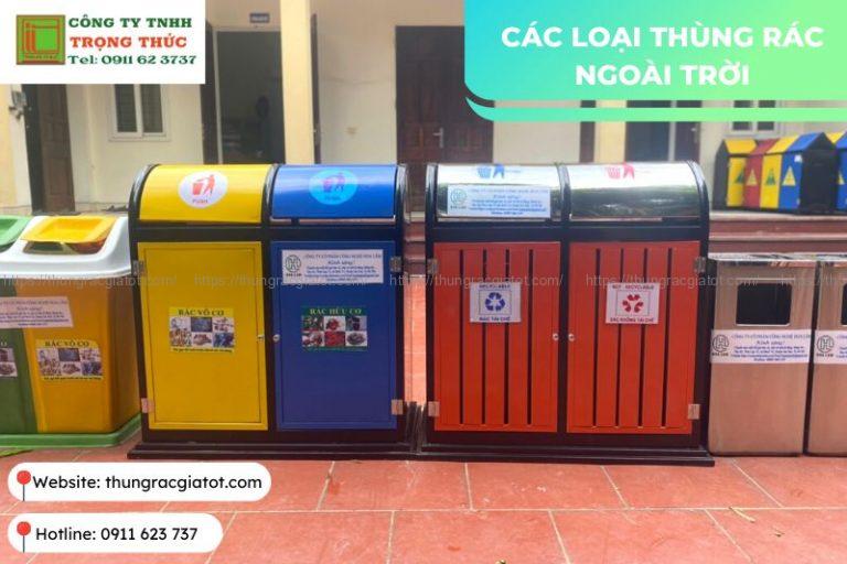 Trọng Thức cung cấp thùng rác gỗ treo đơn đẹp, bền