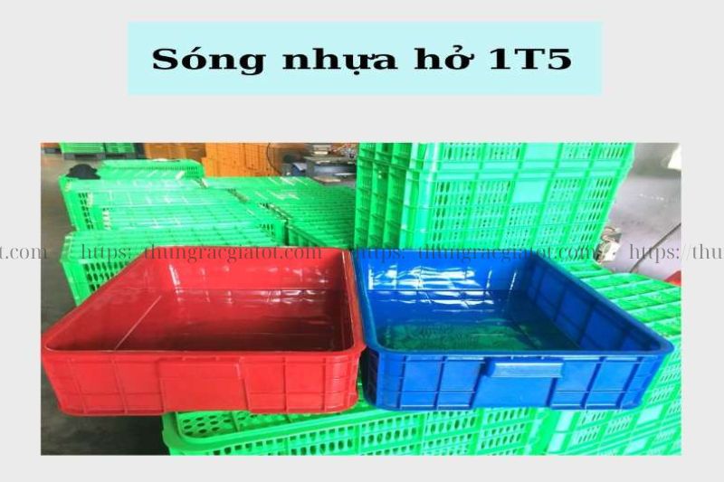 Sóng nhựa hở 1T5