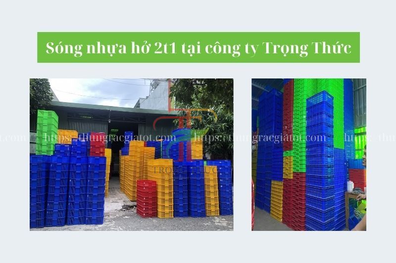 Mua sóng nhựa hở 2t1 tại công ty Trọng Thức