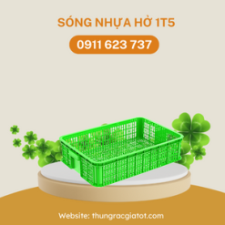 Sóng nhựa hở 1T5