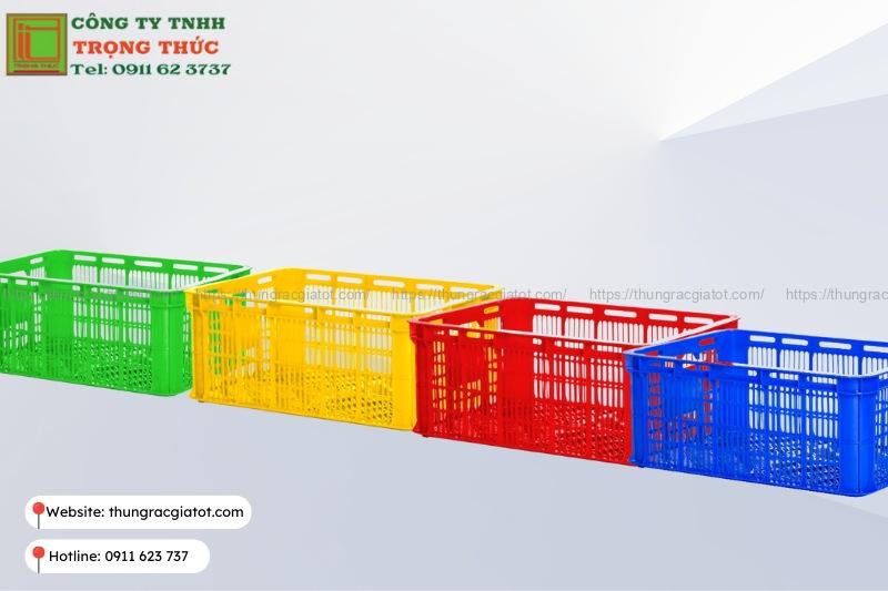 Khay nhựa hở 2T1 có nhiều màu sắc khác nhau
