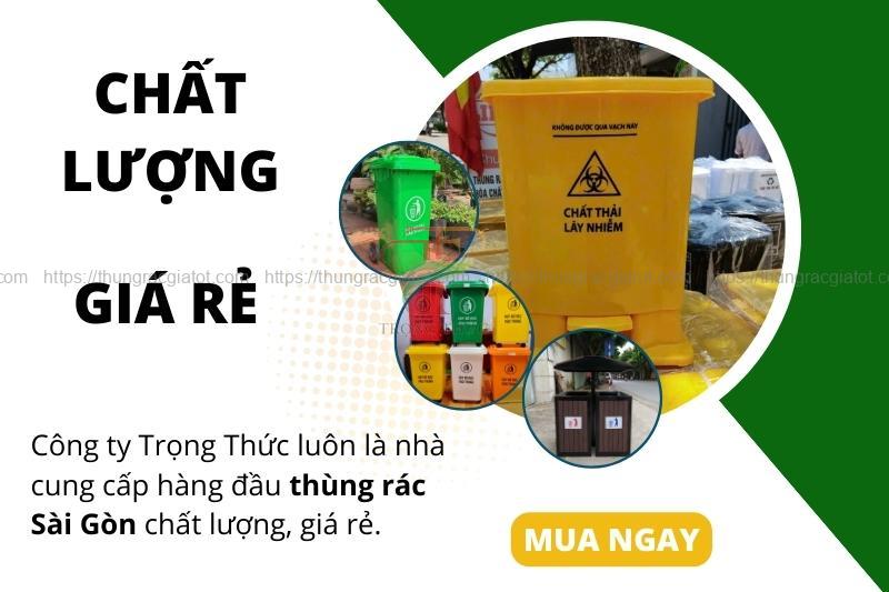 nhà phân phối thùng rác Sài Gòn giá rẻ