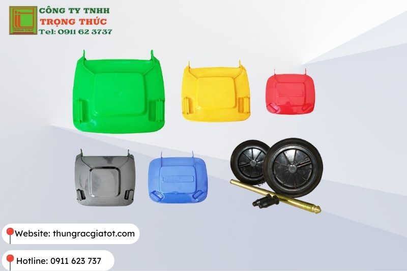 Sửa chữa và thay thế phụ kiện thùng rác bị hỏng