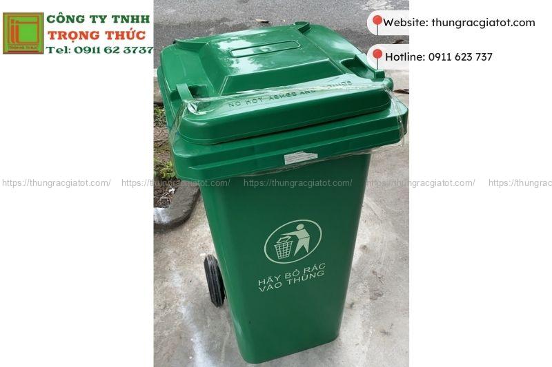 Thùng rác 120 lít siêu bền Quảng Ngãi