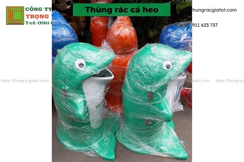 Thùng rác cá heo Quảng Ngãi