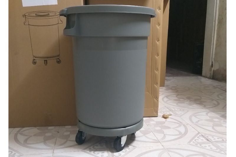 Ưu điểm của thùng rác bếp tròn 168 lít