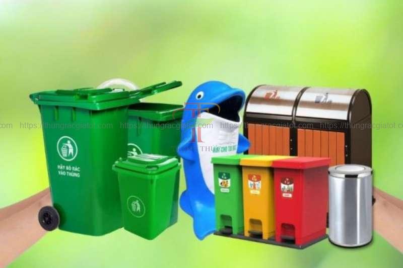 Các loại thùng rác Hà Nội phổ biến