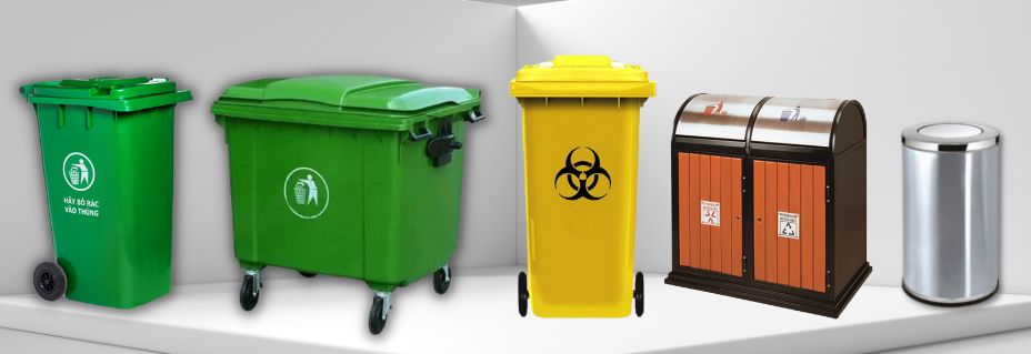 Review các loại thùng rác Lâm Đồng