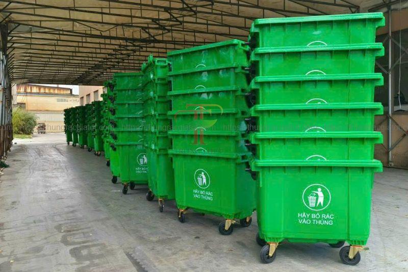 Thùng rác nhựa 1100L Biên Hòa Đồng Nai Thùng rác nhựa 1100L Biên Hòa Đồng Nai