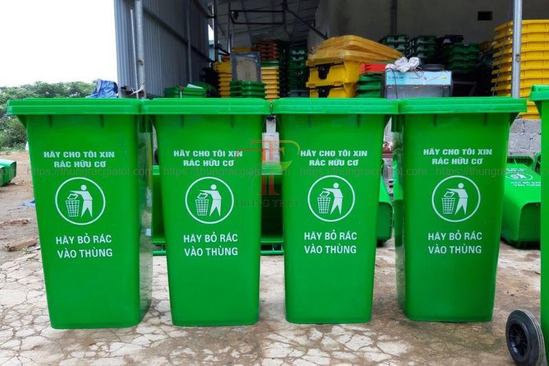 Thùng rác nhựa 120L quận Gò Vấp