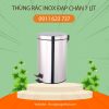 thùng rác inox đạp chân 7 lít