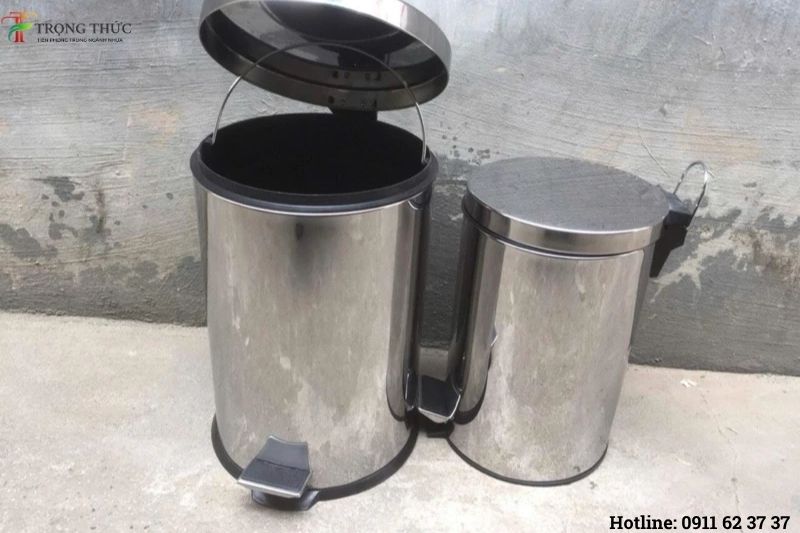 Lý do chọn thùng rác inox 7L: nhỏ gọn, vệ sinh, bền bỉ, phù hợp không gian sống hiện đại