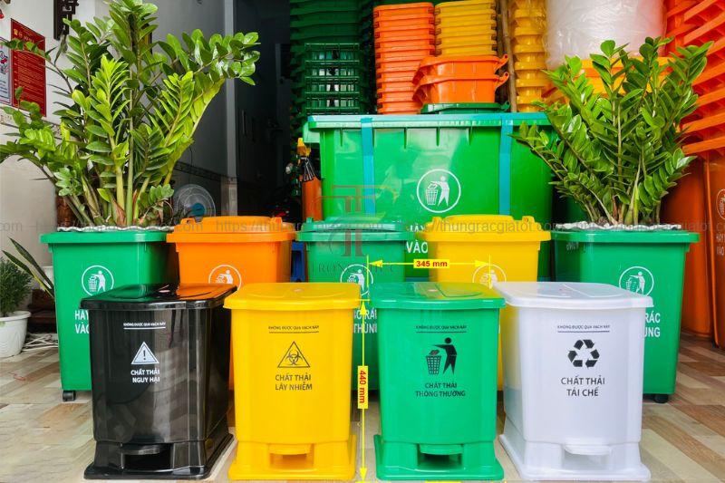 Thùng rác nhựa quận 1