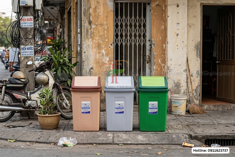 Thùng rác nhựa quận 12