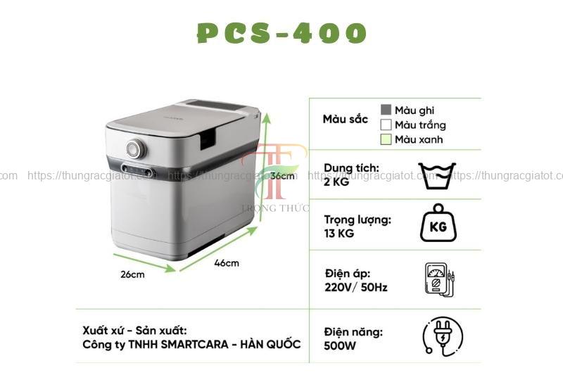 thùng xử lý rác thải hữu cơ smartcara