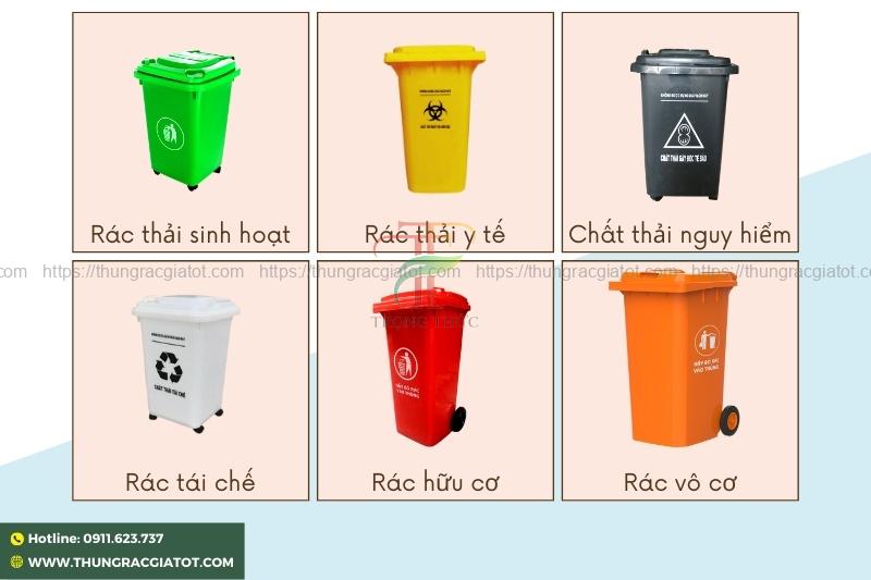 thùng rác hdpe giá rẻ