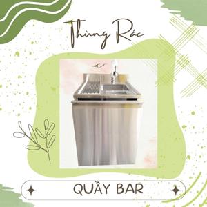 thùng rác quầy bar