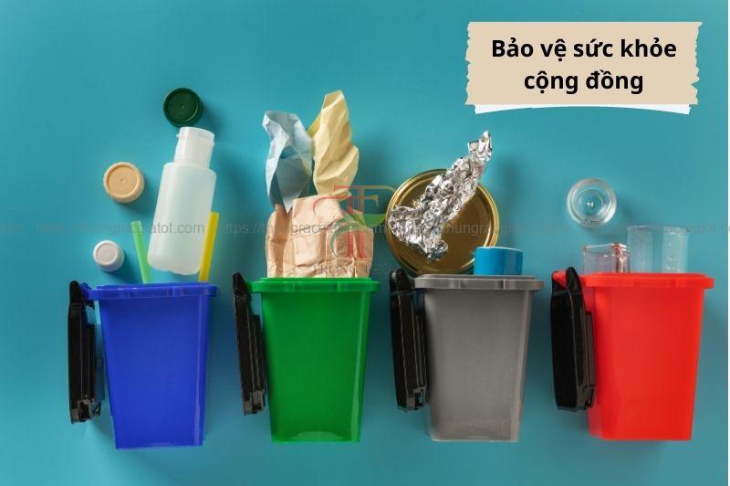Thùng rác Bình Thuận giúp bảo vệ sức khỏe cộng đồng