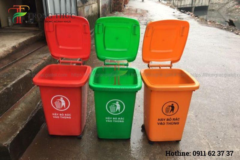 Thùng rác nhựa 60L Quảng Trị