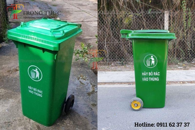 Thùng rác nhựa công nghiệp 240L
