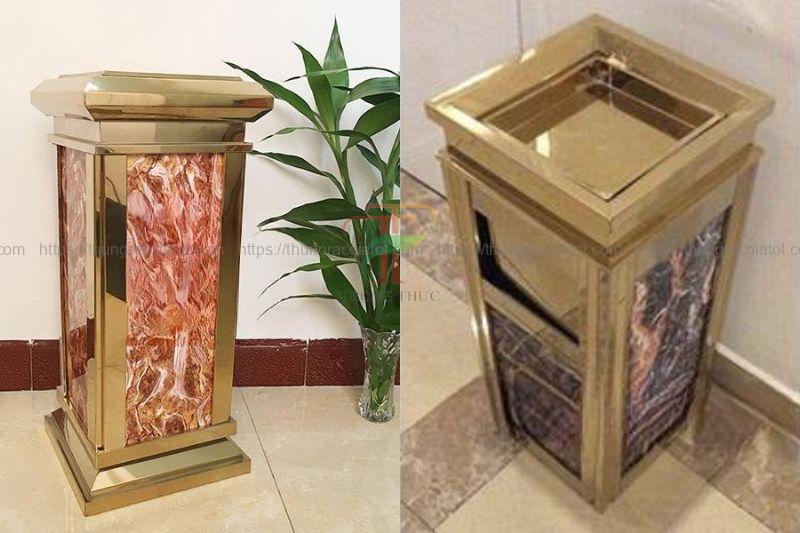 Thùng rác Hải Phòng đá hoa cương A1 Thùng rác Hải Phòng đá hoa cương A1