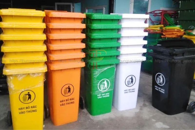 Thùng rác Hải Phòng nhựa 120 lít Thùng rác Hải Phòng nhựa 120 lít