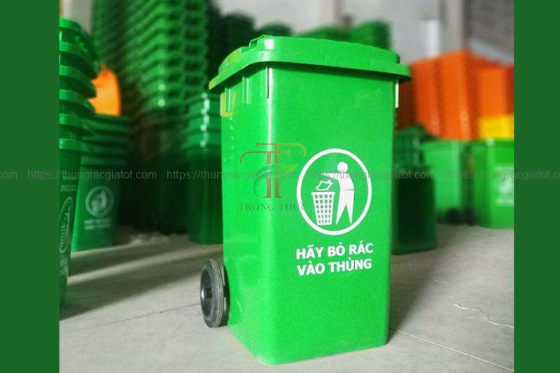 Thùng rác Kiên Giang nhựa 100 lít 