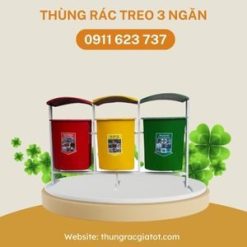 Thùng rác treo 3 ngăn