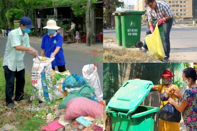 thùng rác quận Tân Bình