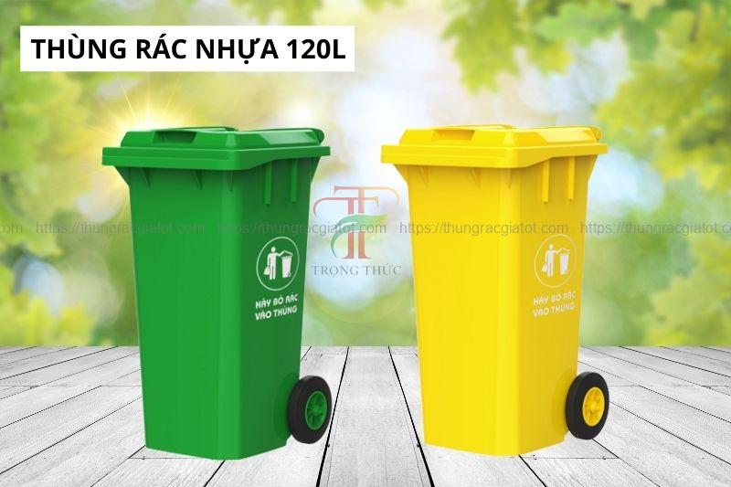 thùng rác nhựa 120l Bình Tân