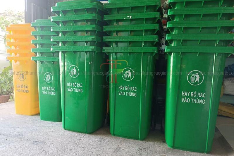 Thùng rác nhựa quận Bình Tân 240L