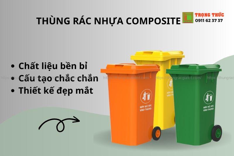 Thùng rác nhựa composite quận Bình Tân