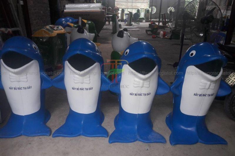 Thùng rác Thanh Hóa hình thú