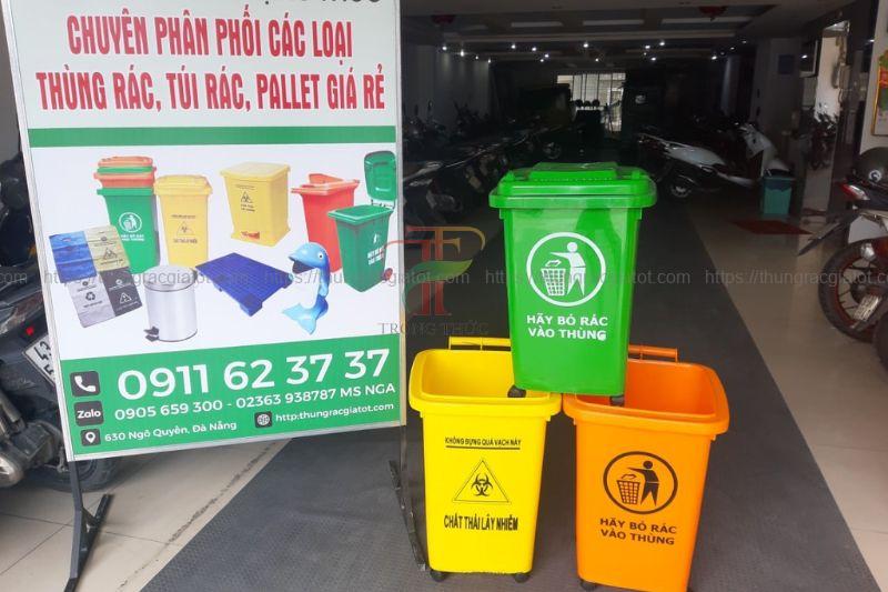 Thùng rác Thanh Hóa nhựa 60l