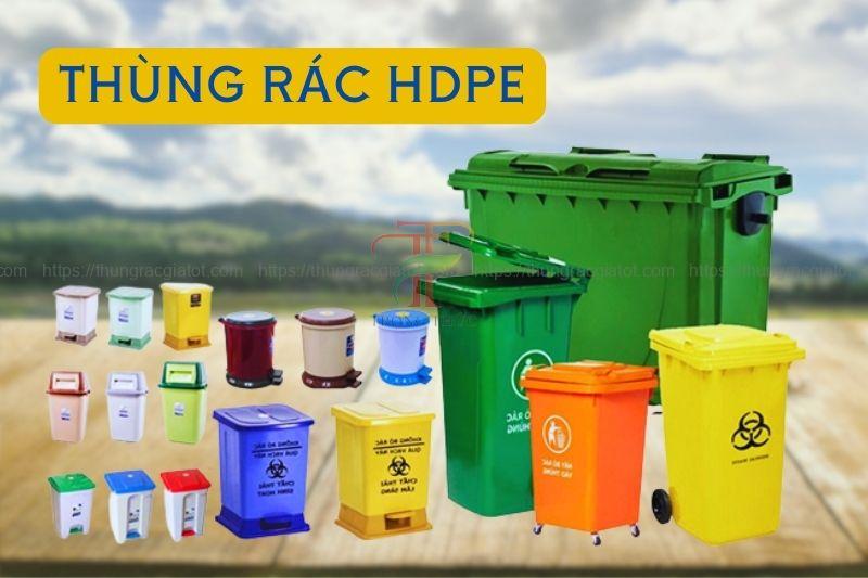 Thùng rác nhựa HDPE Trà Vinh