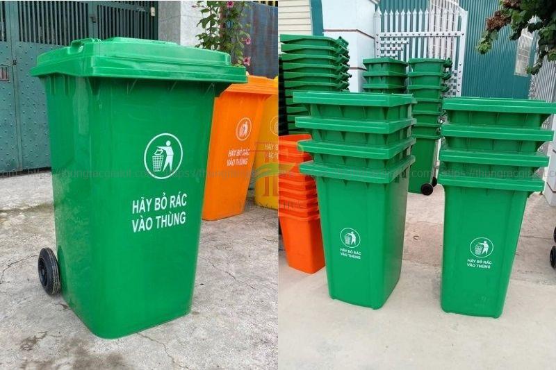 Thùng rác công nghiệp 240l Bắc Giang 