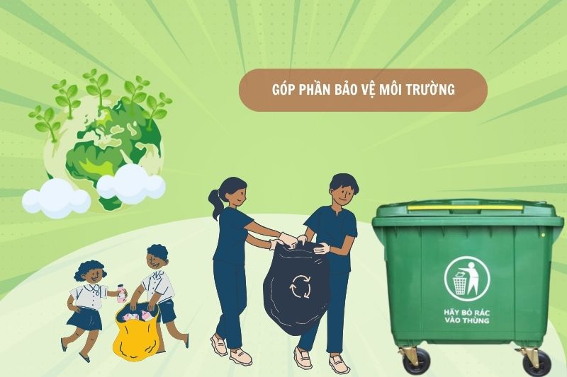 Thùng rác Lai Châu bảo vệ môi trường 