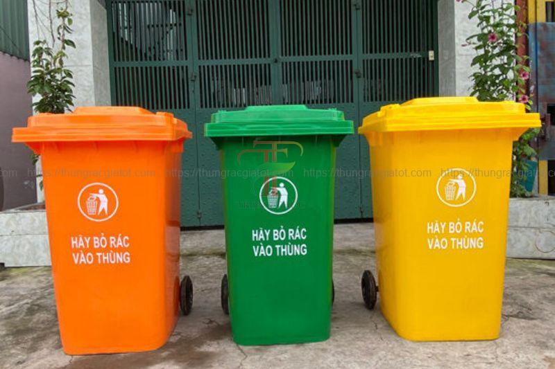 Thùng rác nhựa Bình Phước 240 lít