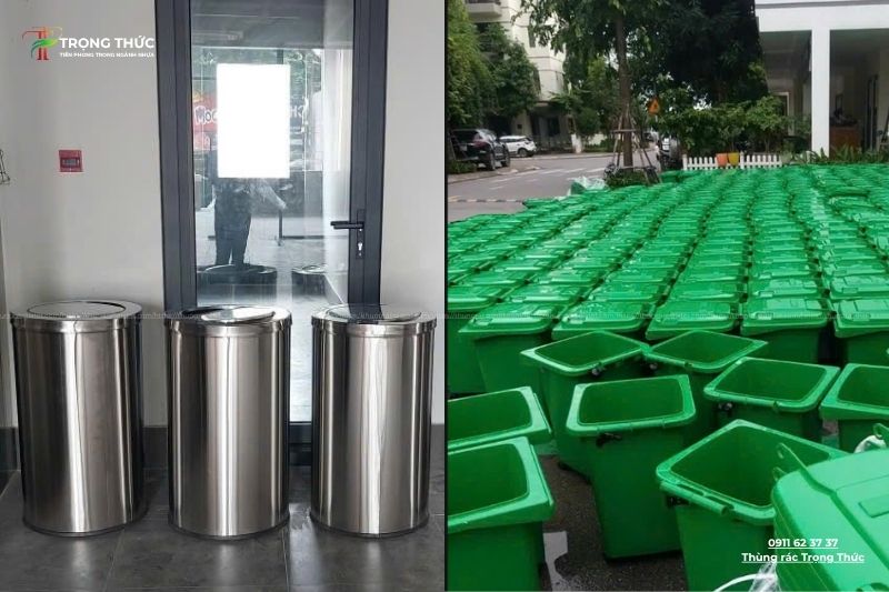 Bảng giá các loại thùng rác quận 3 phổ biến hiện nay