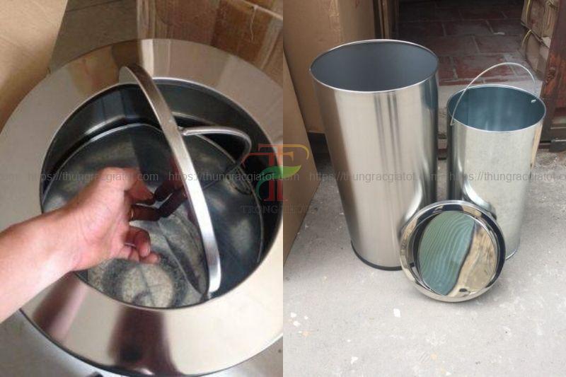 Thùng rác inox nắp lật tại Gia Lai Thùng rác inox nắp lật tại Gia Lai